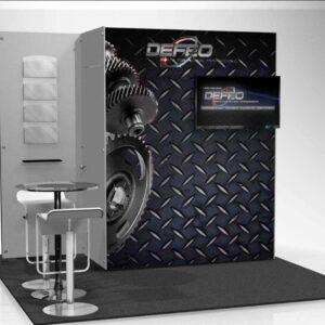 Splendid 10x10 Trade Show Booth Rental For Las Vegas DAC Shows