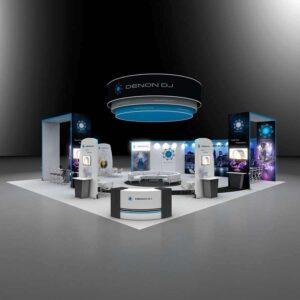 Exclusive 50x50 trade show rental booth for Las Vegas shows by Exponents Las Vegas