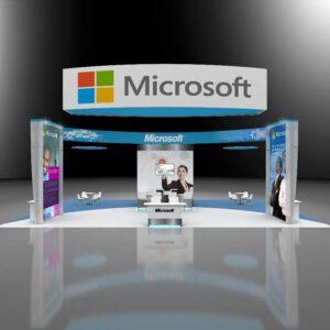 30X50 Orlando Tradeshow Booth Rental