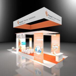 20X50 Custom Trade Show Booth Design Las Vegas