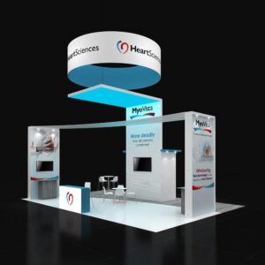 20X30 Trade Show Booth Design Las Vegas