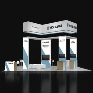 20X30 Trade Show Booth Design Las Vegas
