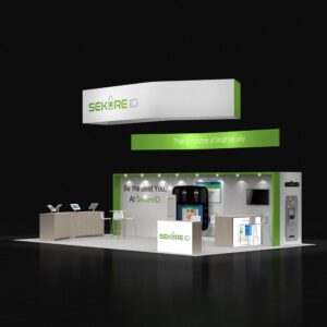 20X30 Trade Show Booth Design Las Vegas