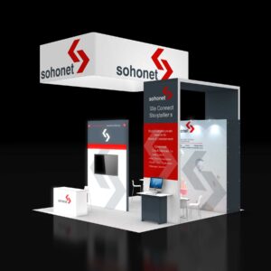20x20 Exhibition Stand Rental Las Vegas