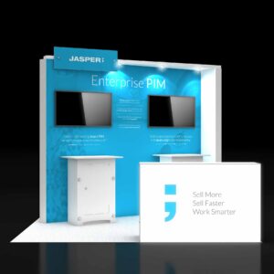 Reliable And Majestic 10x10 Trade Show Booth Designs For Las Vegas WPC Shows