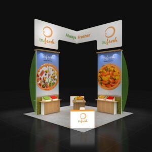 20X20 Las Vegas Tradeshow Booth Rental