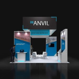 Impressive turnkey 20x20 Custom Trade Show Exhibits Las Vegas Shows