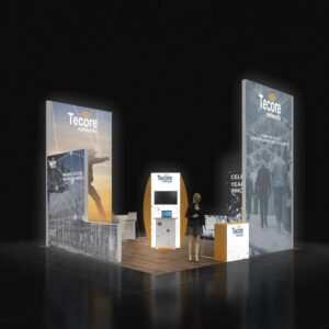 Communicate your brand message effectively with impressive 20x20 Las Vegas Trade Show Booth Rental