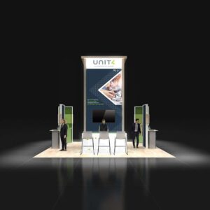 Make heads turn with awe-inspiring 20x20 Trade Show Booth Rental Las Vegas