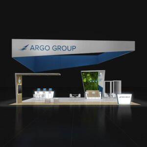 Double your leads with audience-engaging 40x40 conference booth design Las Vegas