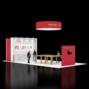 Make heads turn with awe-inspiring 20x40 Las Vegas trade show exhibit rentals