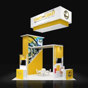 Avant-garde 20x20 trade show displays las vegas