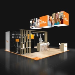 Make heads turn with awe-inspiring 20x20 Trade Show Booth Rental Las Vegas