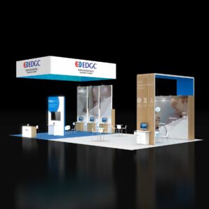 Stunningly creative 30x50 exhibit booth rental Las Vegas to get noticed
