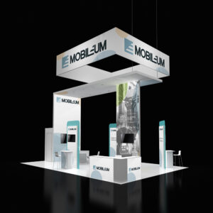 Grab maximum attention with award-winning 20x30 Las Vegas trade show stand design