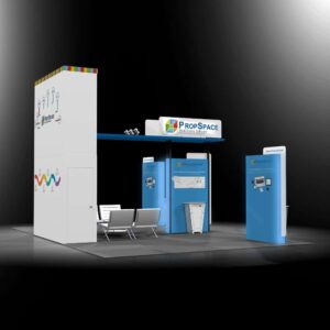 Attention-grabbing 20x30 trade show exhibit rental Las Vegas