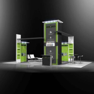 Win big with attention-grabbing 20x30 trade show exhibit design Las Vegas