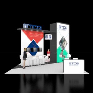 Stand out at Orlando shows with stunning 20x40 exhibit booth rentals Las Vegas
