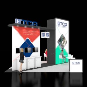 Grab maximum attention with award-winning 20x20 Las Vegas Trade Show Stand Design