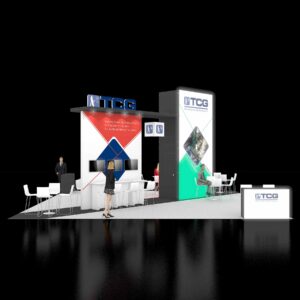 Grab maximum attention with award-winning 30x30 Las Vegas Trade Show Stand Design