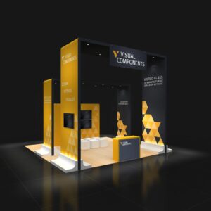 Overwhelm your audience with ultra-modern 20x20 Exhibit Rental Las Vegas