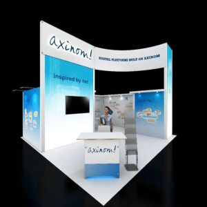 Impressive turnkey 20x20 Trade Show Exhibit Rentals Las Vegas Shows