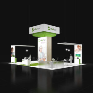 Make heads turn with awe-inspiring 30x40 trade show booth rental Las Vegas
