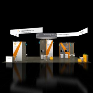 Innovative 50x50 trade show booth rentals Las Vegas to wow your audience