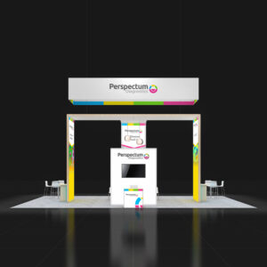 Impressive turnkey 20x40 trade show exhibit rentals Las Vegas Shows