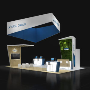 Splendid 20x30 trade show rental booth Las Vegas