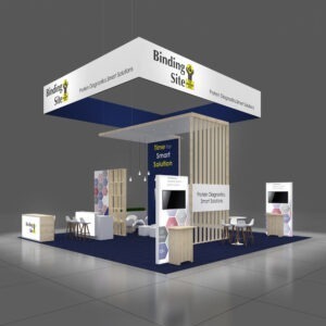 Overwhelm your audience with ultra-modern 30x30 Trade Show Booth Displays Las Vegas