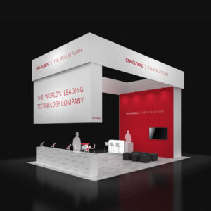 Communicate your brand message effectively with impressive 20x30 Las Vegas trade show booth rental