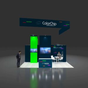 Well-designed and top of the range 20x30 custom trade show exhibit Las Vegas