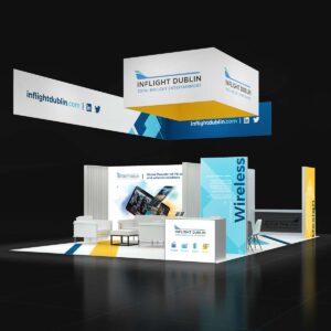 Impressive turnkey 20x30 custom trade show exhibits Las Vegas Shows