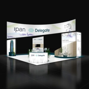 Turnkey all-inclusive 30x30 booth rentals for Las Vegas shows