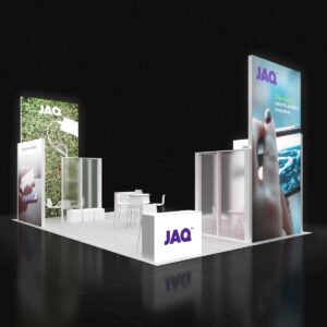 Make heads turn with awe-inspiring 20x30 trade show booth rental Las Vegas