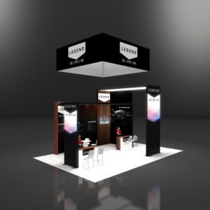 Amaze your audience with impressive 20x30 trade show booths for rent Las Vegas