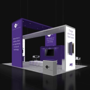 Innovative 20x30 booth design in Las Vegas to wow your audience