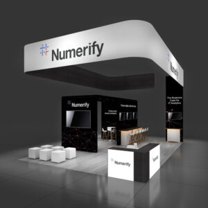 Impressive turnkey 20x30 trade show exhibit rentals Las Vegas Shows