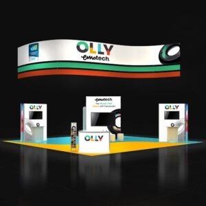 Overwhelm your audience with ultra-modern 30x30 trade show booth rentals Las Vegas