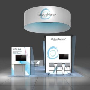 Make an impact with attention-grabbing 20x30 trade show rental booth design Las Vegas