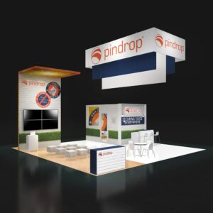 Overwhelm your audience with ultra-modern 30x30 trade show booth rentals Las Vegas
