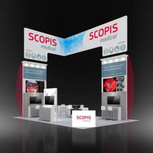 Double your leads with audience-engaging 20x30 conference booth design Las Vegas