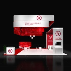 State-of-the-art 30x30 trade show booth designs Las Vegas