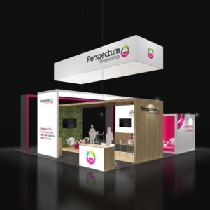 Overwhelm your audience with ultra-modern 30x30 trade show booth rentals Las Vegas