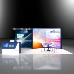 Impressive turnkey 10x20 booth rentals for Las Vegas shows