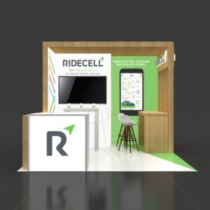 Double your leads with audience-engaging 10x10 trade show display rentals Las Vegas