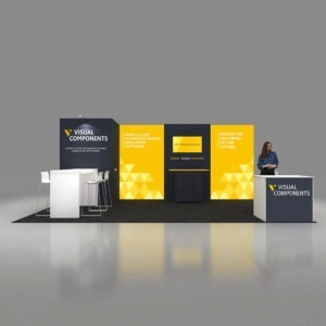 Attention-grabbing 10x20 Trade Show Displays Rental Las Vegas